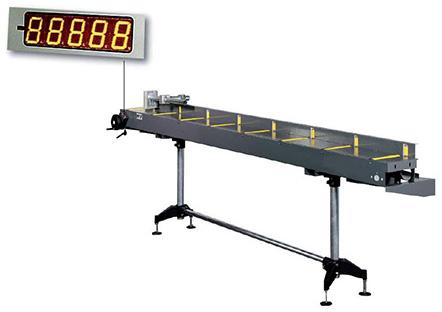 Измерительный рольганг с упором