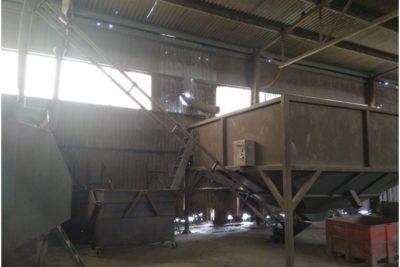 Трубчатый конвейер для опилок